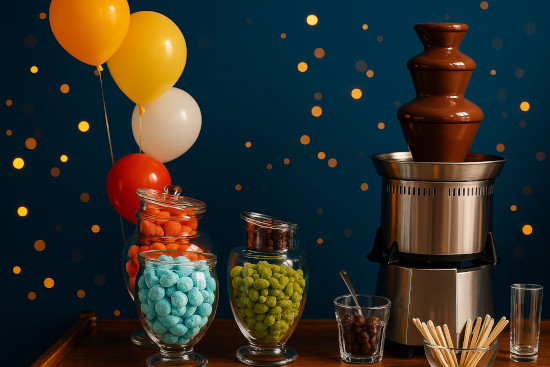 Cascata de Chocolate para Festas Infantis no DF